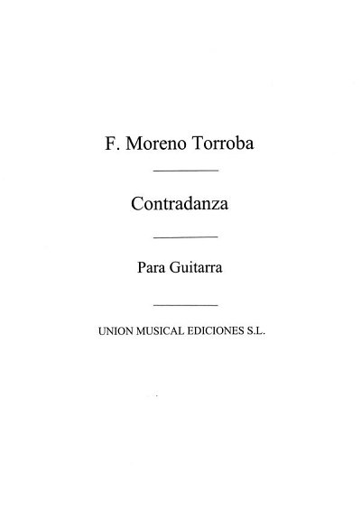 Moreno Torroba Contradanza Guitar