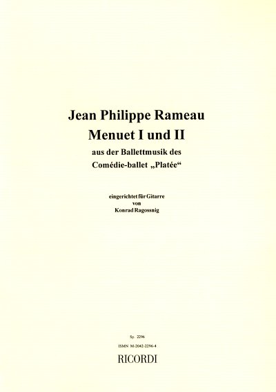 J.-P. Rameau: Menuet I und II, Git
