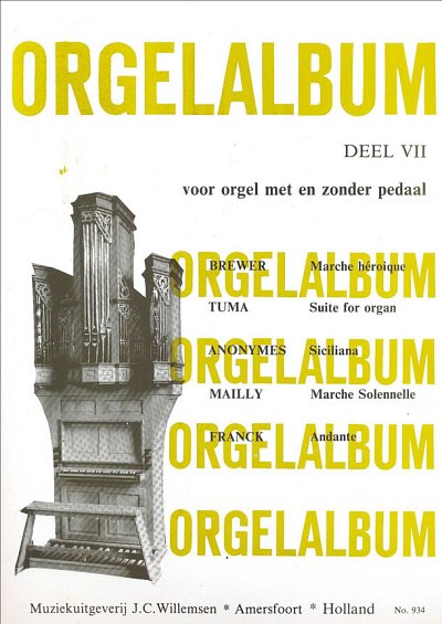 Orgelalbum 7, Org