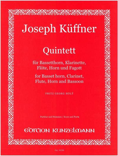 J. Küffner: Quintett, KlarBFlHrnFa (Pa+St)