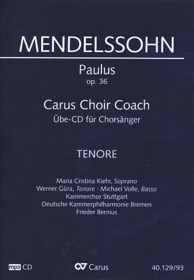 F. Mendelssohn Barth: Paulus op. 36, 4GesGchOrchO (CD Tenor)