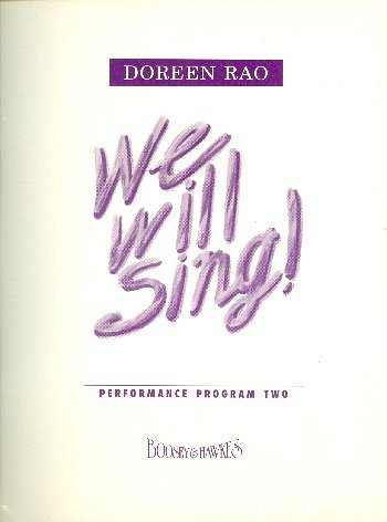 D. Rao: We Will Sing! Vol. 2 (Bu)