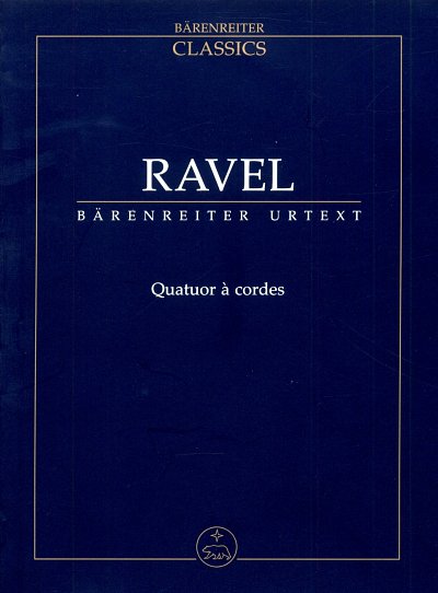 M. Ravel: Streichquartett, 2VlVaVc (Stp)