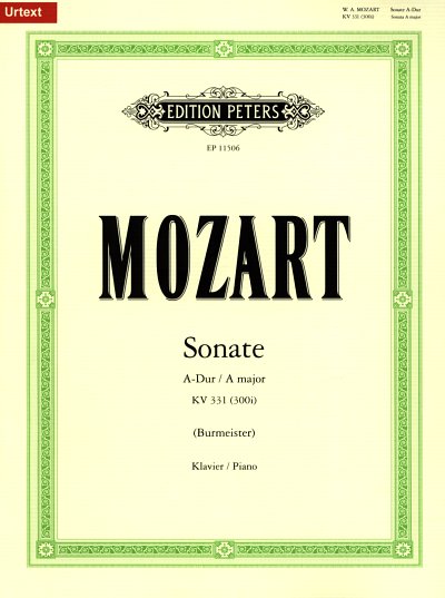 W.A. Mozart: Sonate A-Dur KV 331 (300i), Klav