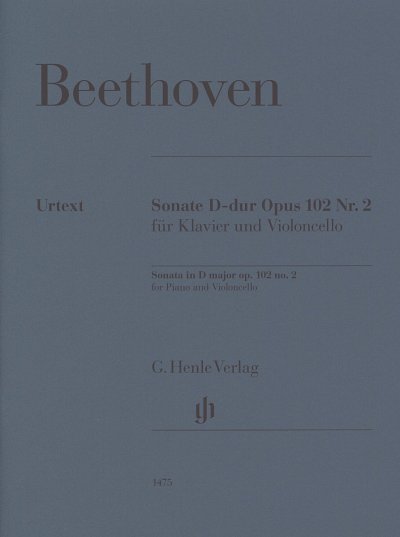 L. v. Beethoven: Sonate D-Dur op. 102/2, VcKlav (KlavpaSt)