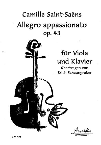 C. Saint-Saens: Allegro appassionato op.43, Viola, Klavier