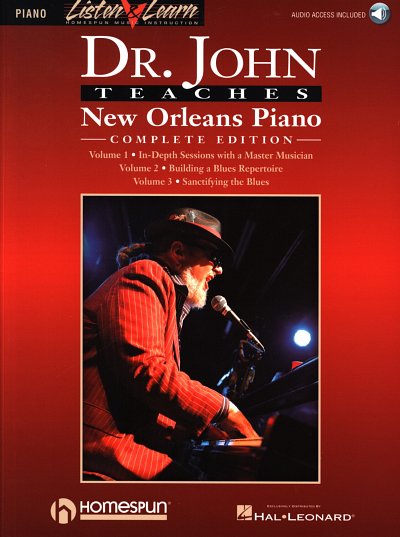 Dr. John Teaches New Orleans Piano - Compl, Klav (+OnlAudio)