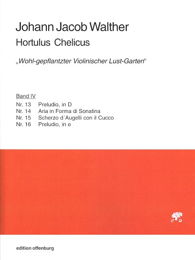 W.J. Jacob: Hortulus Chelicus (Band IV) 