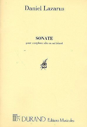 Sonate Saxophone Seul , Sax (Part.)