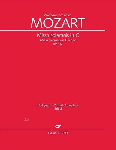 DL: W.A. Mozart: Missa solemnis in C C-Dur KV 337 (1780) (Pa