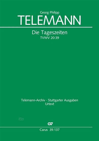 DL: G.P. Telemann: Die Tageszeiten TVWV 20:39 (Part.)