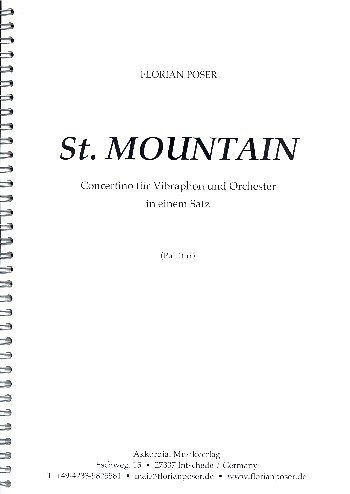 F. Poser: St. Mountain, VibOrch (Part.)