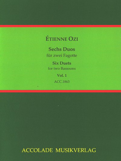 O. Etienne: 6 Duos 1, 2Fag (Pa+St)