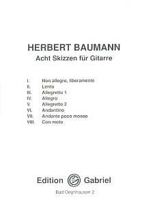 H. Baumann: 8 Skizzen