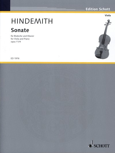P. Hindemith: Sonate op. 11/4, VaKlv (KlavpaSt)
