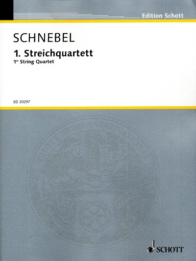 D. Schnebel: 1. Streichquartett, 2VlVaVc (Pa+St)
