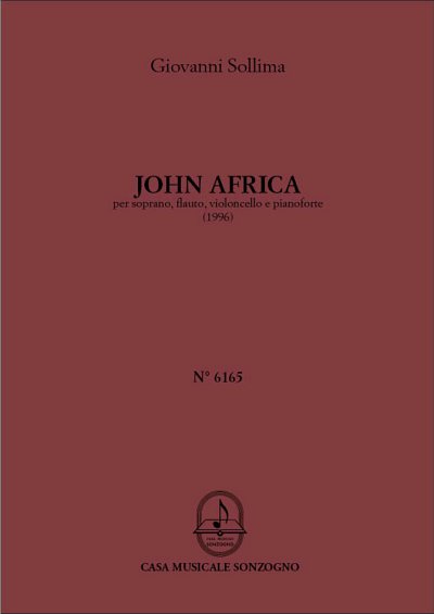 G. Sollima: John Africa, GesSFlVcKlav (Pa+St)