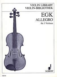 W. Egk: Allegro , 3Vl (Pa+St)