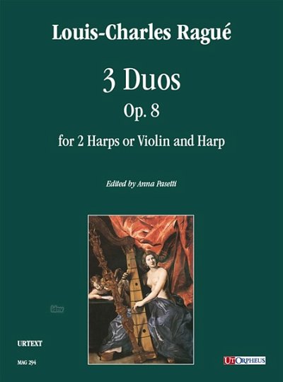 L. Ragué: 3 Duetti op. 8, 2Hrf/VlHrf (Pa+St)