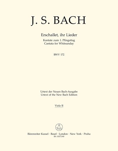 J.S. Bach: Erschallet, ihr Lieder BWV 172
