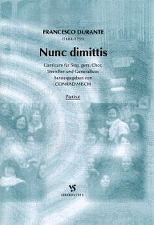 F. Durante: Nunc Dimittis - Canticum