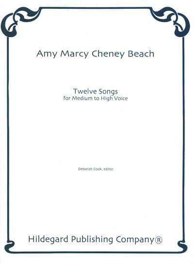 A. Beach: Twelve Songs, GesKlav