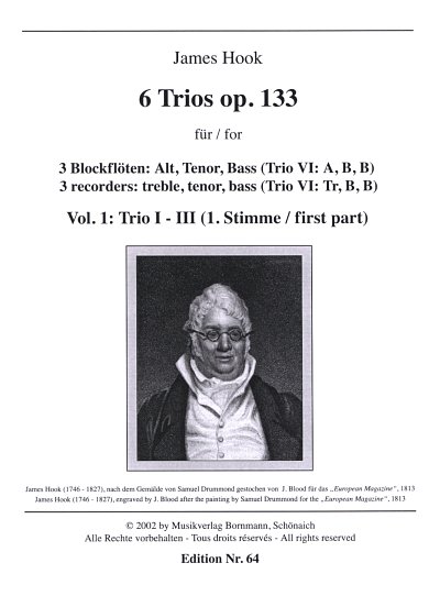 J. Hook: 6 Trios Op 133 Bd 1 (1-3)