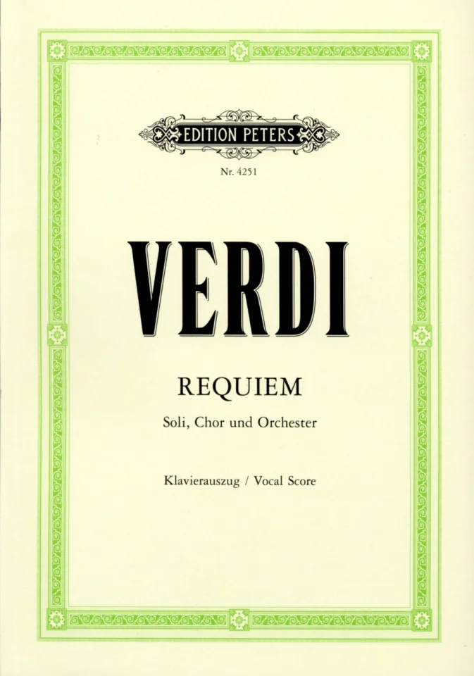 G. Verdi: Requiem, 4GesGchOrch (KA) (0)