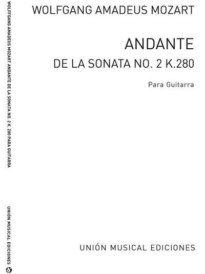 W.A. Mozart: Andante De La Sonata No.2 K.280, Git