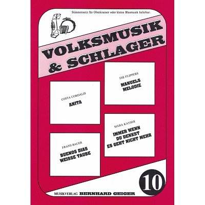 Volksmusik & Schlager 10, GesAkk;6BRhy (Stsatz)