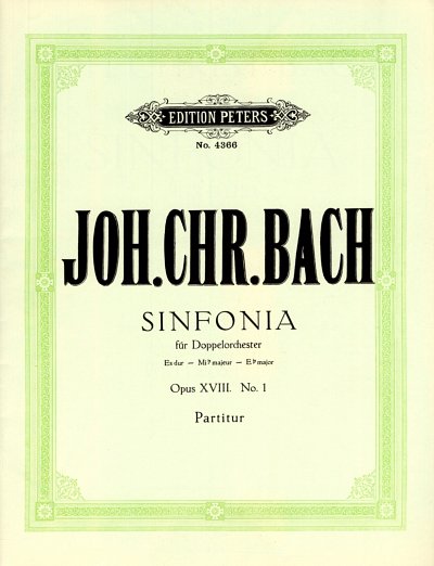 J.C. Bach: Sinfonie 1 Es-Dur Op 18/1