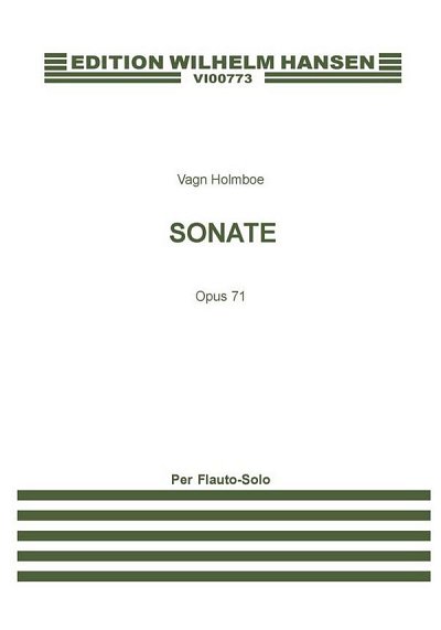 V. Holmboe: Sonata Op. 71 (1957), Fl
