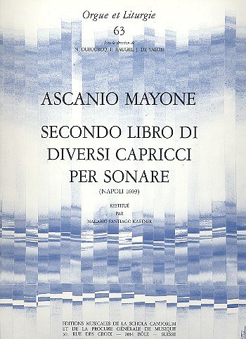 A. Mayone: Secondo Libro di diversi Capricci per Sonare (Fasc.I) (1609)