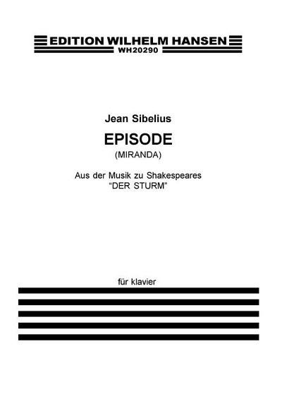 J. Sibelius: Episode, Klav