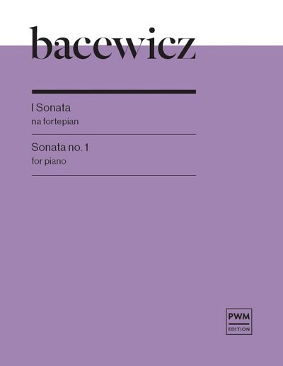 Sonata No.1 For Piano, Klav
