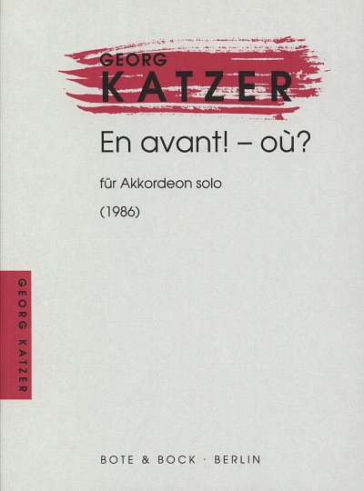 G. Katzer: En avant! - où? (1986)