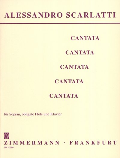 A. Scarlatti: Cantata per soprano con fl, GesSFlKlav (Pa+St)