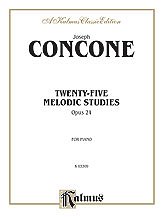 DL: G. Concone: Concone: Twenty-five Melodious Studies, Op, 
