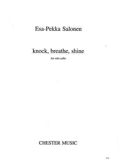 E.-P. Salonen: Knock, Breathe, Shine, Vc