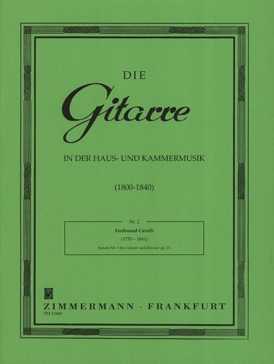F. Carulli: Sonate op. 21/ 1, GitKlav (KlavpaSt)