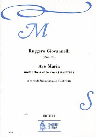 G. Ruggero: Ave Maria. Motet (Part.)