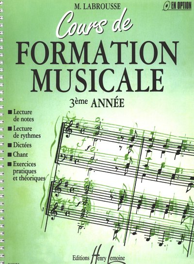 AQ: M. Labrousse: Cours de formation musicale 3, Ge (B-Ware)