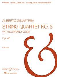 A. Ginastera: String Quartet 3 op. 40, 2VlVaVc (Part.)