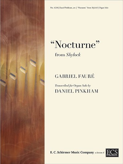 G. Faure: Nocturne from Shylock, Org