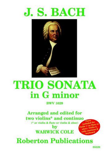J.S. Bach: Trio Sonata In Gm Bwv 1029, Kamens (Pa+St)