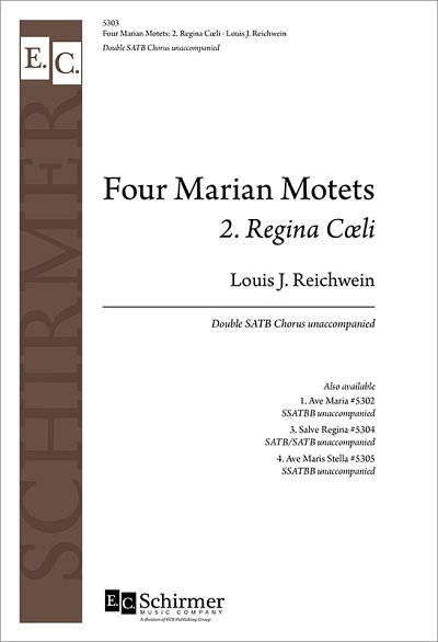 Four Marian Motets: No. 2. Regina Coeli, Gch;Klav (Chpa)