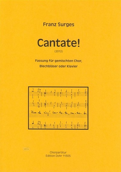 F. Surges: Cantate! (Chpa)