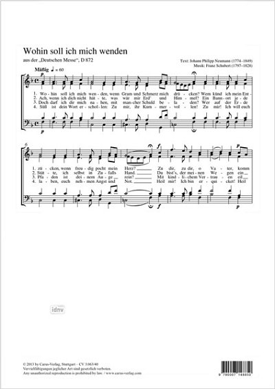 DL: F. Schubert: Wohin soll ich mich wenden F-Dur D 872, (Pa