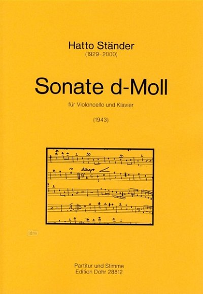 H. Ständer: Sonate d-Moll, VcKlav (PaSt)