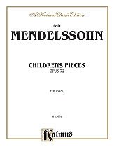 DL: Mendelssohn: Children's Pieces, Op. 72